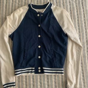 Varsity sweater jacket